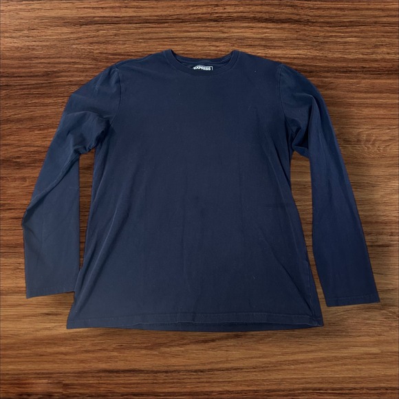 Express Other - EXPRESS Slim Stretch Long Sleeve Black Mens Shirt Large L